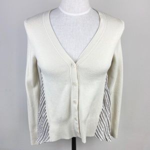 Anthropologie Moth Button Up Sweater